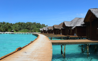 view of villas in maldives